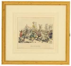 Federico Mialhe (1810-1861) French, Antique Engraving
