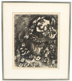 Marc Chagall (1887-1985) French/Russian, Fables From La Fountaine Etching