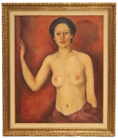 Rosario Gerbino (1900–1972) Italian/American, Oil on Canvas Figural Nude