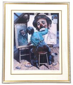 Barry Leighton-Jones (1932-2011) British/American, Emmett Kelly Artists Proof
