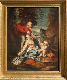 17th/18th Century Follower of Federico Barocci (1526/28-1612) " Rest on the Flight to Egypt", Known