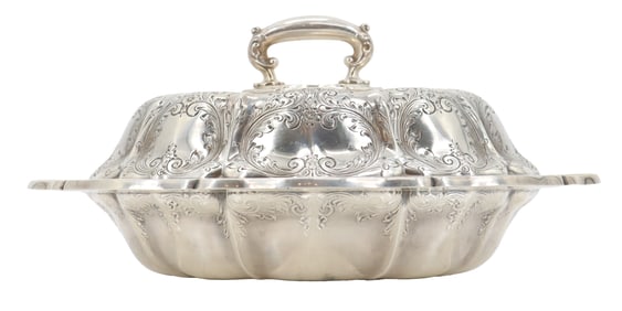 Gorham Sterling Silver Covered Vegetable Dish - 37.140 ozt.