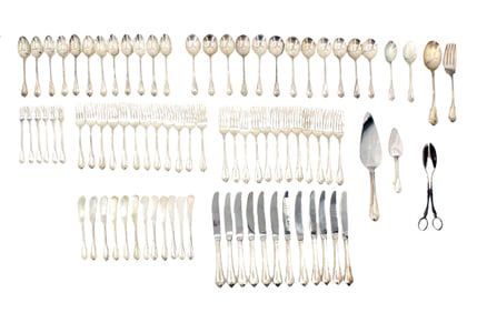 (85) Pieces of American Wallace Sterling Silver Flatware Set- 84.5 ozt.