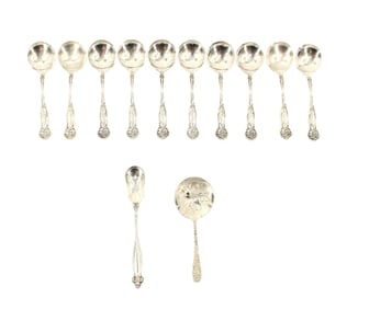 (12) Sterling Silver Spoons - 8.04 ozt