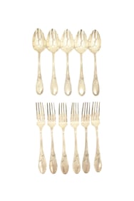 (11) Apollo Sterling Silver Flatware - 29.030 ozt.