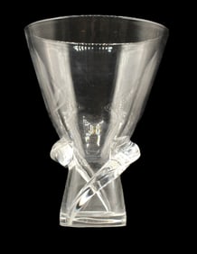Steuben Art Glass Spiral Vase