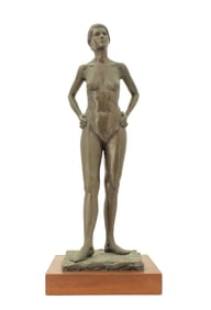 Wilfred Stedman (1934-2012) American, Bronze Statue "And Proud Of It"