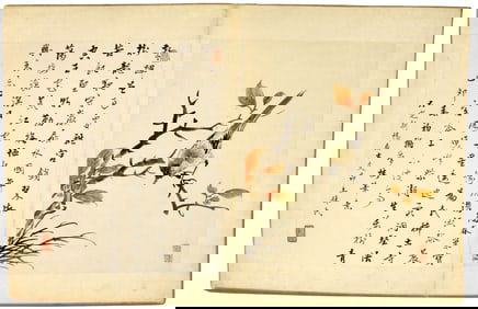 (8) Circle of Qi Baishi (1864–1957) Chinese, Ink and Watercolor Paintings