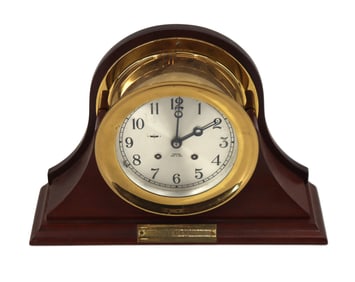 Chelsea Ship's Bell Mantle Clock (1951-1957) Donald S Blair LT U.S.N.