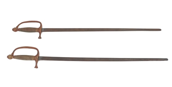 (2) Model 1840 Army Noncommissioned Officers' Swords from the Civil War