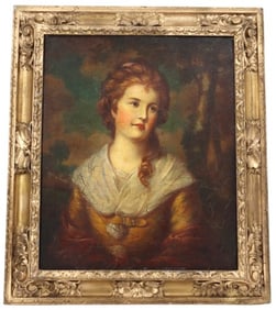 19th Century English School Portrait of a Young Lady