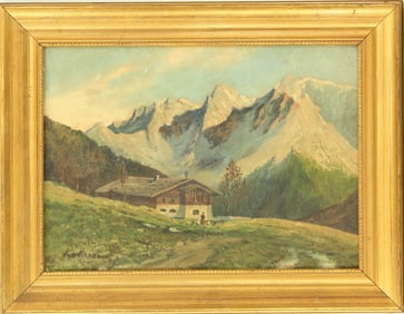 Signed Oil on Canvas Landscape