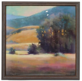Marla Baggetta (Born 1962) American Original Pastel on Paper Landscape