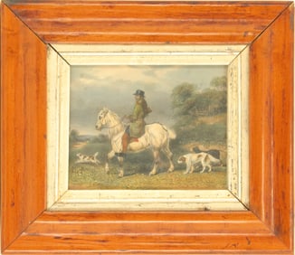19th Century Equestrian Sport Engraving