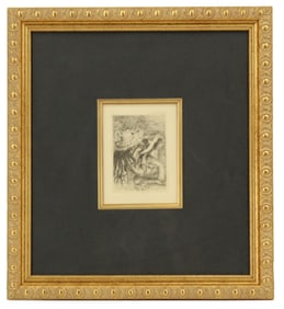 Pierre-Auguste Renoir (1841-1919) French, 2nd State Limited Edition Dry Point Etching