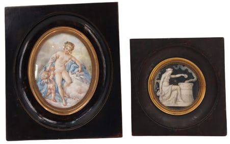 Two Painted Miniatures