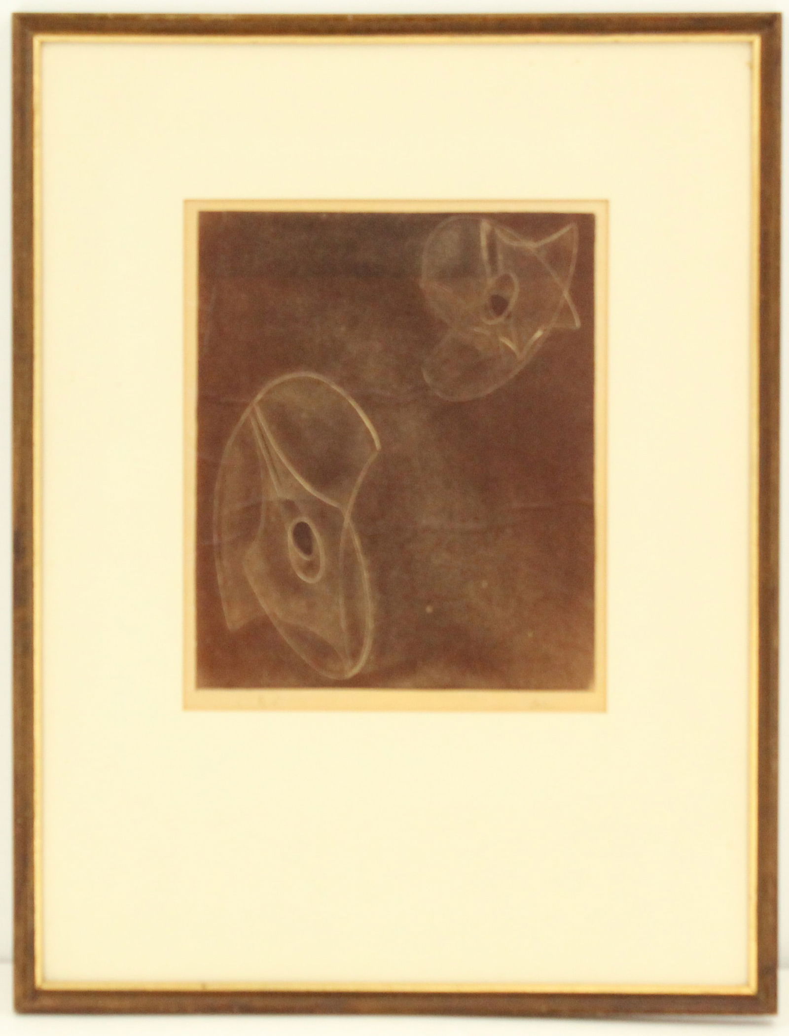 Naum Gabo (1890-1977) British Russian Woodcut on Paper "Opus 5, Alte" 1950-1951 (1 of 11)