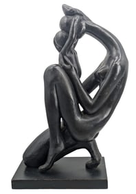 After Austin Prod Manuel Carbonnel 1918–2011) Cuban, Ceramic Sculpture Titled First Kiss