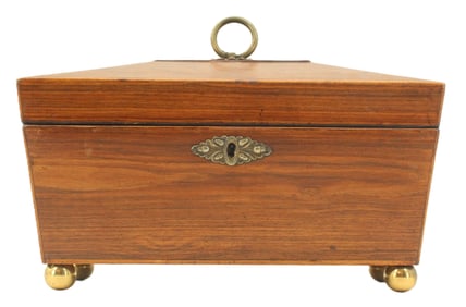 English Regency Style Tea Caddy