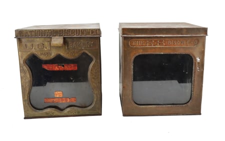 (2) Vintage National Biscuit Company Tins