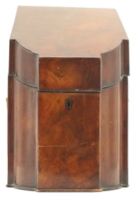 18th Century English Georgian Serpentine Fronted Letter Box