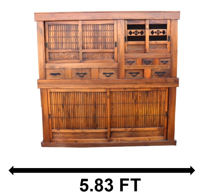 Antique Japanese Mizuya-Dansu (Water Room Chest) (1 of 20)