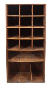 Vintage Wooden Shelf Unit