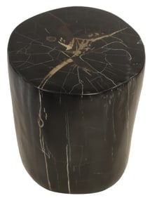 Petrified Wood Stump Stool