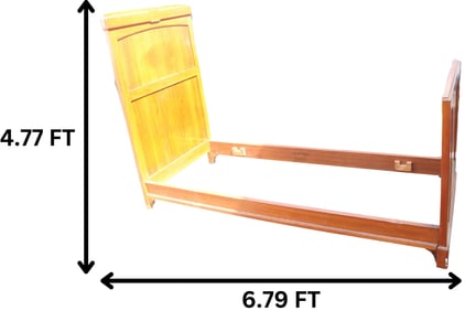 Empire Style Solid Mahogany Daybed