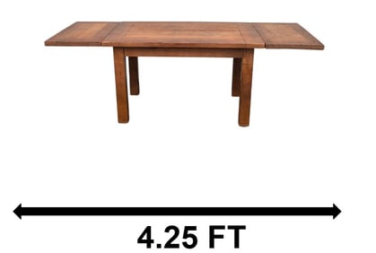 Antique Oak Draw Leaf Table