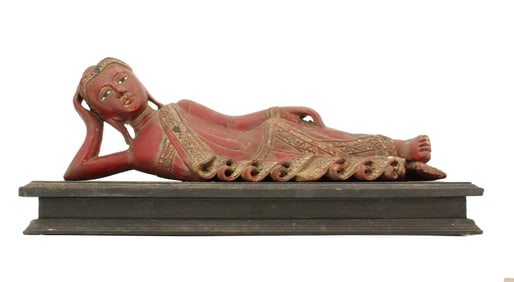 Reclining Wood Guanyin