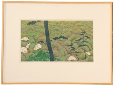 Yukio Katsuda (Born 1941) Japanese, Silkscreen Landscape Print