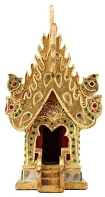Gilt Wood Thai Spirit House