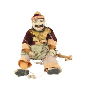 Large Antique Burmese Theatrical Marionette