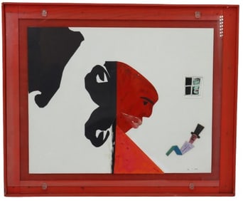 African American Mixed Media Painting
