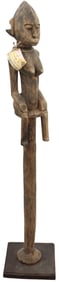 African Dogon Carved Wooden Staff