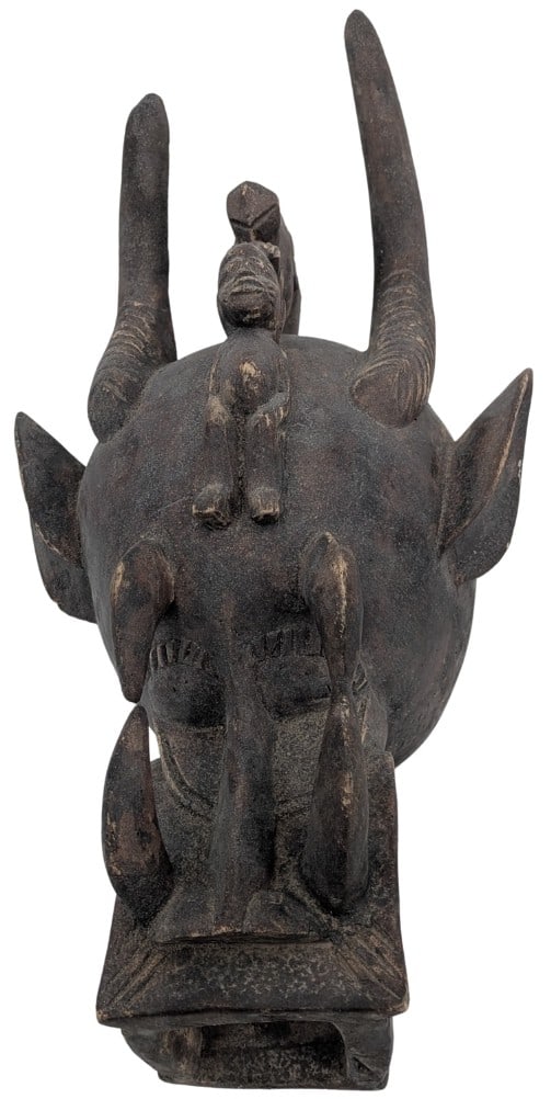 Antique African Senufo Kponyungo Wooden "Firespitter" Mask (1 of 20)