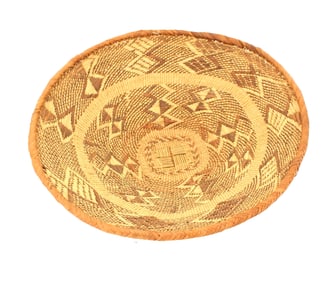 African Zimbabwe Hand Woven Wire Basket