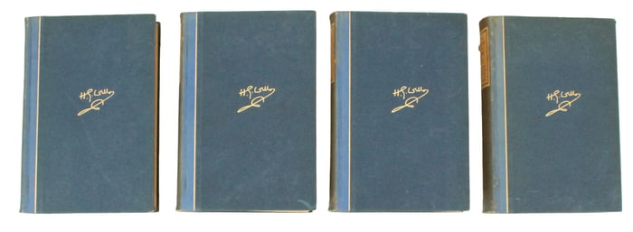 The Science of Life, Four Volume Limited Edition Set, Signed by H G Wells 1931