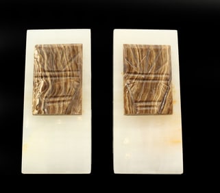 Pair of Marble Bookends
