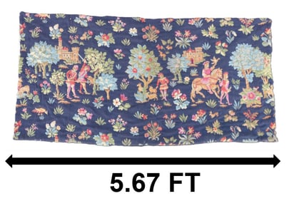 French Medieval Revival Hunting Tapestry