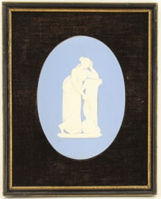 Wedgwood Blue Jasperware Wall Mounted Display Plate