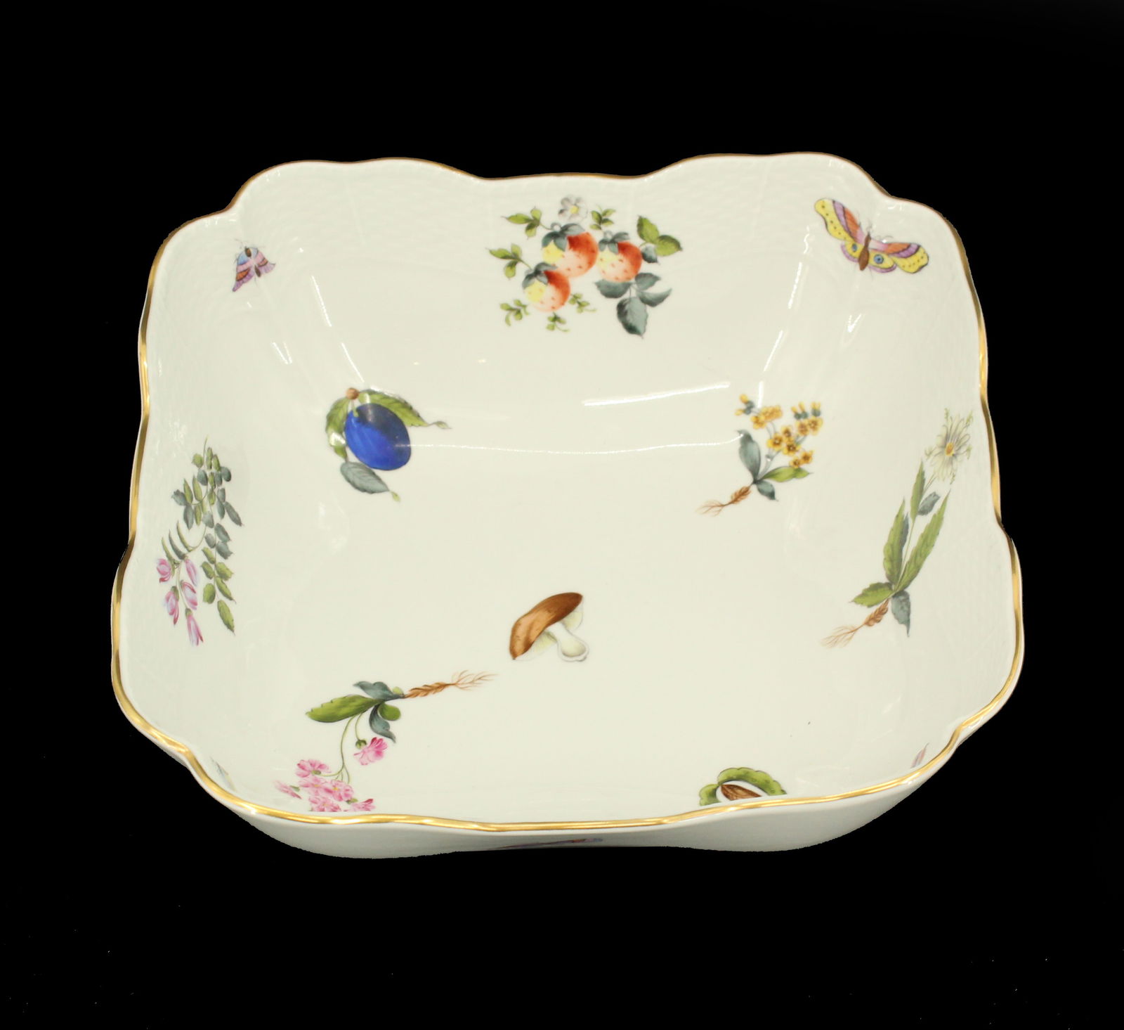 Herend Rothschild Bird Pattern Porcelain Bowl (1 of 15)