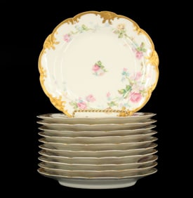 (11) Havliand France Porcelain Plates