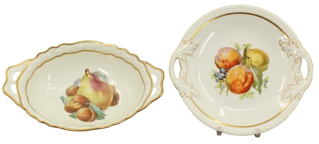 (2) Porcelain Serving Bowls