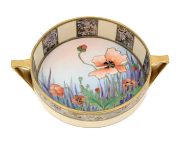 Nippon Hand Painted Japanese Porcelain Bowl