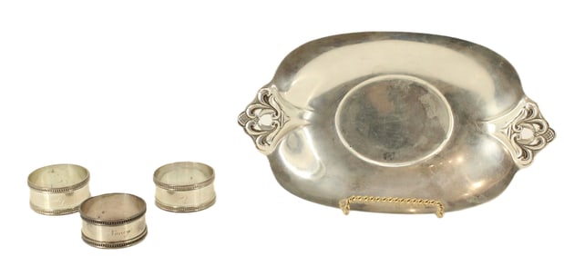 (4) Royal Danish USA International Sterling Pieces - 9.65 ozt.