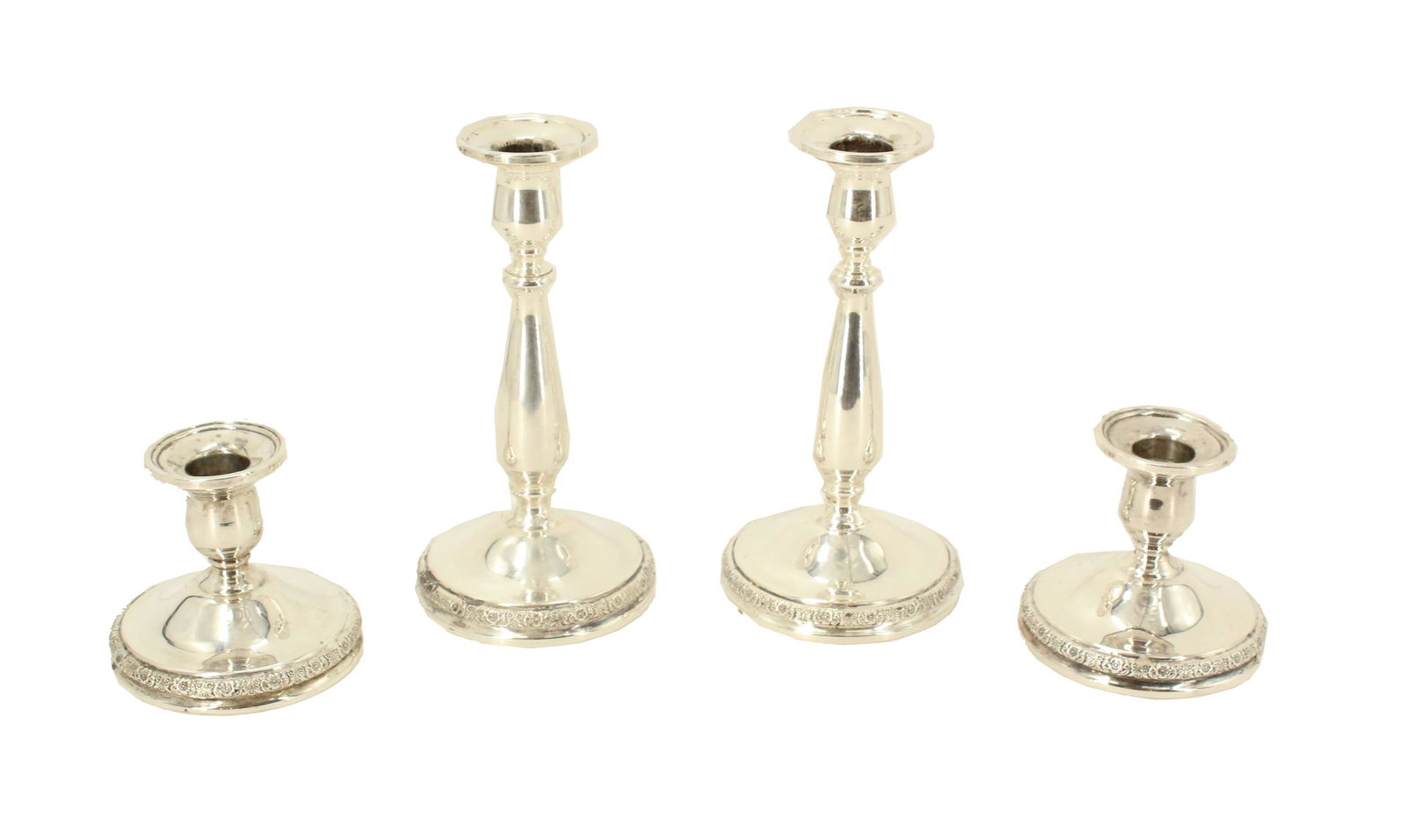 Group of 4 Prelude International Sterling Silver Weight Candlesticks (1 of 19)