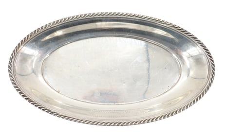 Gorham Sterling Silver Oval Plate - 7.390 ozt.
