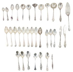 (33) Sterling Silver Flatware - 24.560 ozt.